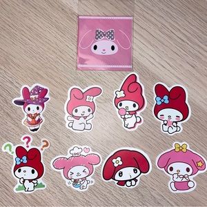 My Melody Stickers *8